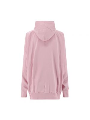 Bluza z kapturem Balenciaga różowa