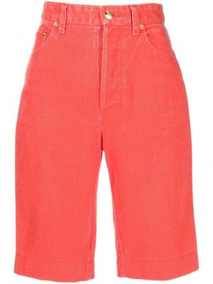 Shorts en jean Chanel Pre-owned rouge