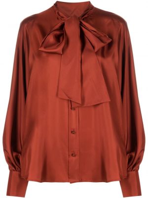 Копринена блуза Zimmermann червено