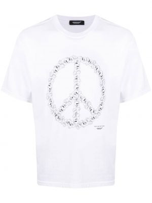 T-shirt con stampa Undercover bianco