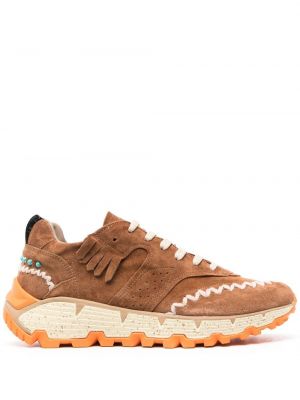 Semsket skinn sneakers Etro brun