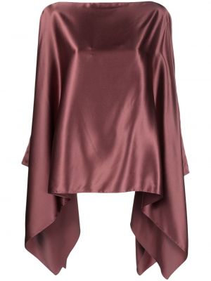 Blus med drapering Gianluca Capannolo rosa