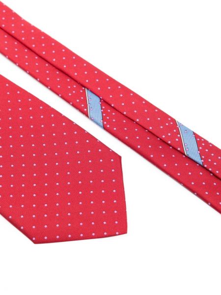 Taškuotas šilkinis kaklaraištis Ferragamo