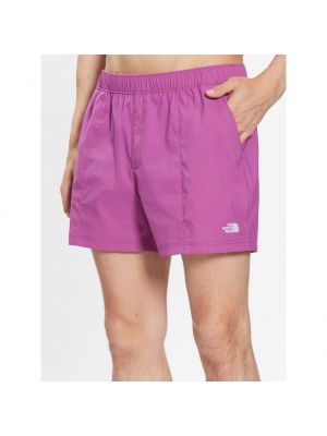 Pantaloni scurți de sport The North Face violet