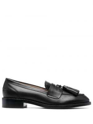 Skinn loafers Stuart Weitzman svart