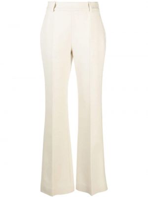 Vlněné kalhoty Ermanno Scervino bílé