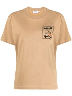 T-shirt Chocoolate marrone