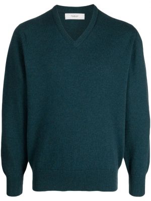 Кашмирен пуловер с v-образно деколте Pringle Of Scotland зелено