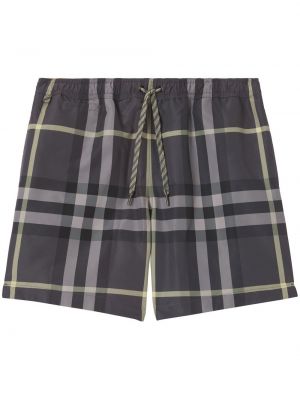 Sjekket shorts Burberry grå