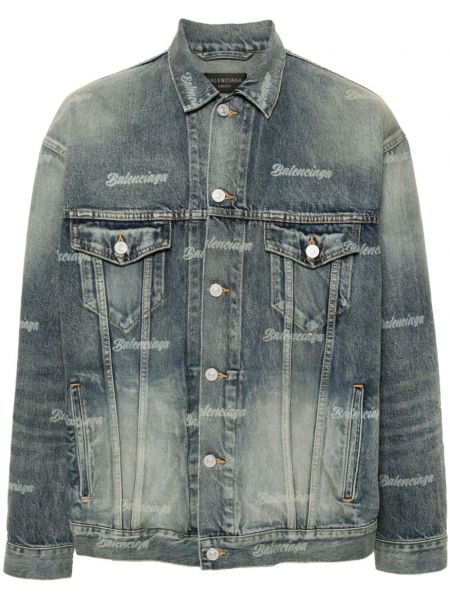 Denimjakke Balenciaga blå