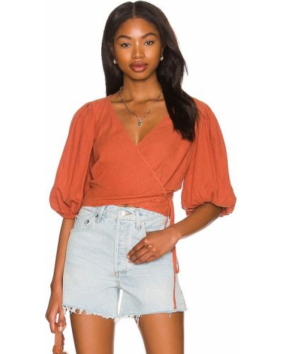 Top Yfb Clothing, arancia