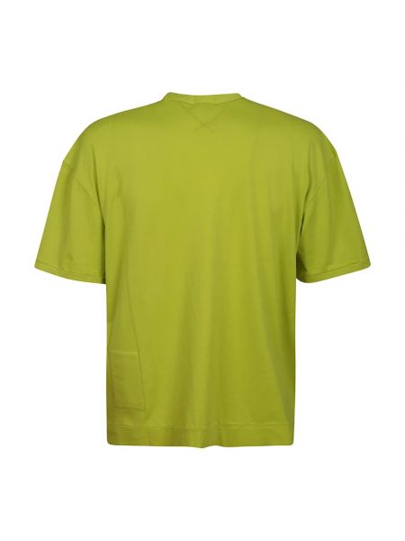Camiseta de algodón de punto Ten C verde