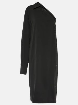 Svilena haljina Sportmax crna
