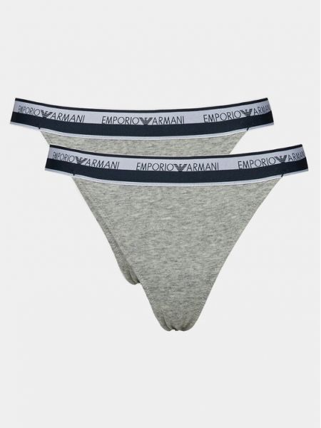Стринги Emporio Armani Underwear серые