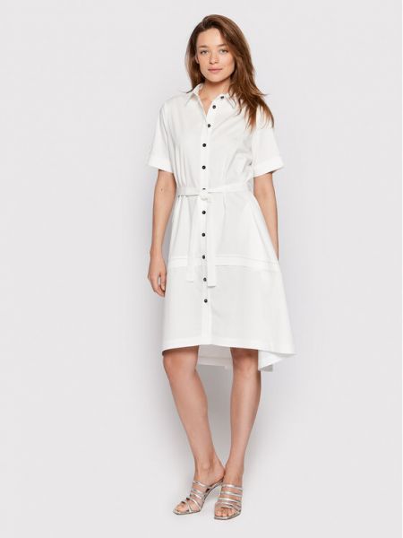 Платье-рубашка Peserico белое