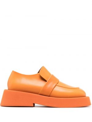 Pantofi loafer din piele Marsell portocaliu