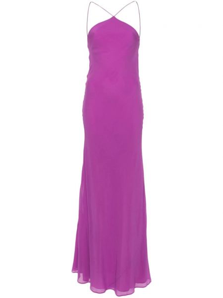 Suknelė su petnešėlėmis The Andamane violetinė