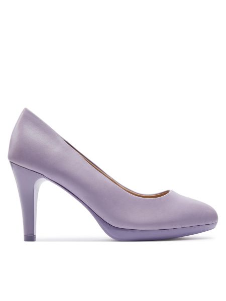 Chaussures de ville à talons à talon aiguille Caprice violet