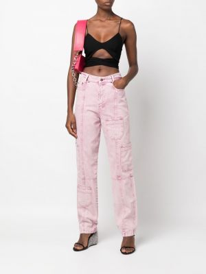 Straight jeans Rotate pink