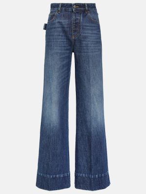 High waist jeans ausgestellt Bottega Veneta blau