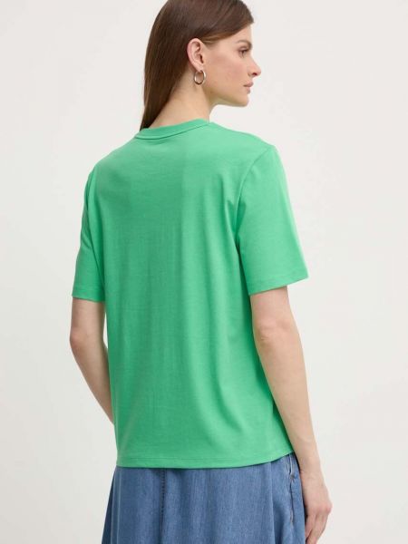Шовкова футболка Miss Sixty зелена