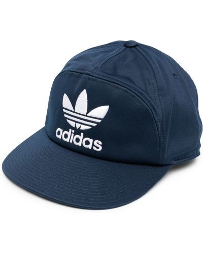 Gorra con bordado Adidas azul