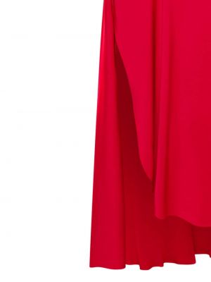 Jedwabna sukienka długa Nicholas czerwona