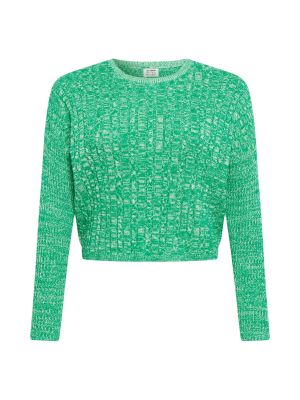 Kokvilnas džemperis Cotton On Curve zaļš