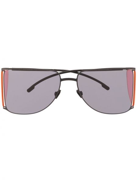 Oversize saulesbrilles Mykita melns