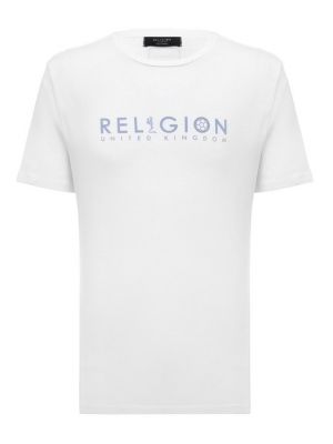 Хлопковая футболка Religion синяя