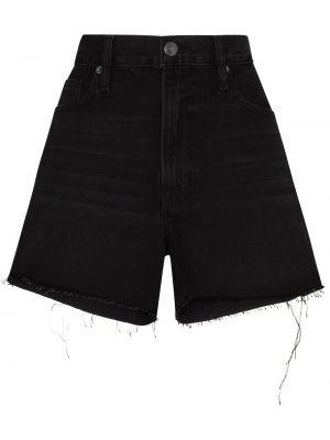 Jeansshorts med hög midja Frame svart