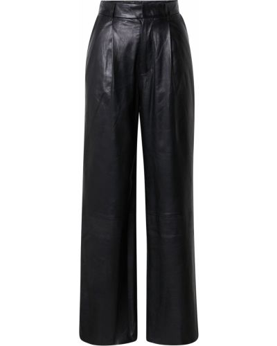 Широки панталони тип „марлен“ Oakwood черно