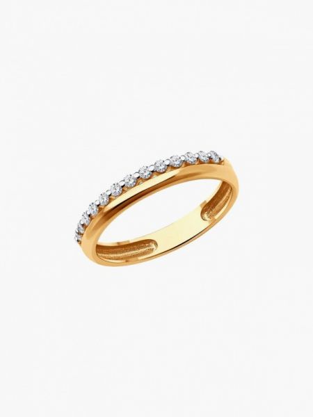 Кольцо Diamant золотое
