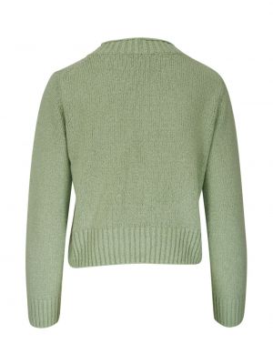 Pletený hedvábný svetr Vince zelený