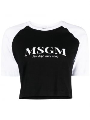 T-shirt Msgm svart