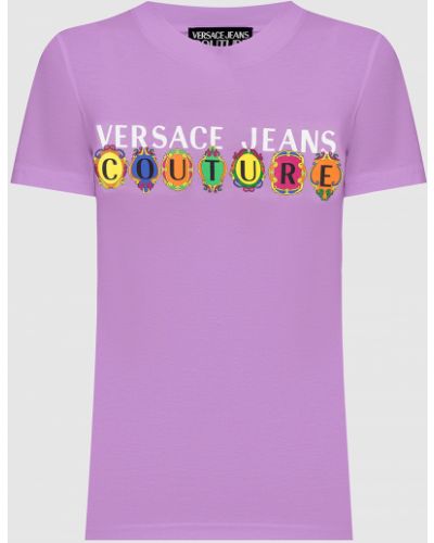 Джинсова футболка Versace Jeans Couture