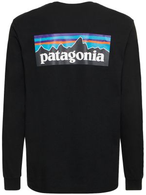 T-shirt Patagonia schwarz