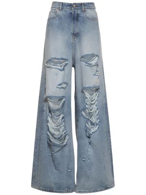 Zerrissene jeans Vetements himmelblau
