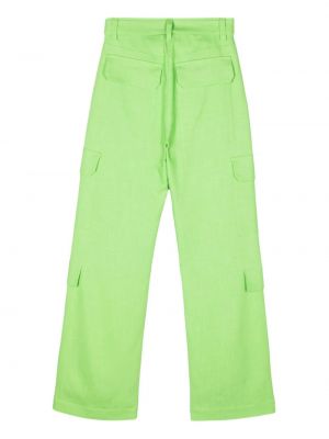 Pantalon cargo slim avec poches Msgm vert