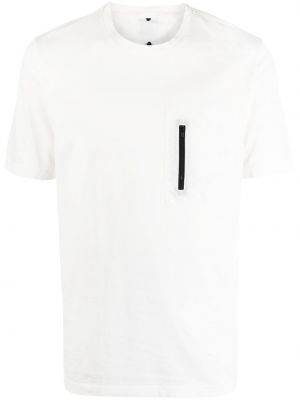 Тениска с цип с джобове Premiata бяло