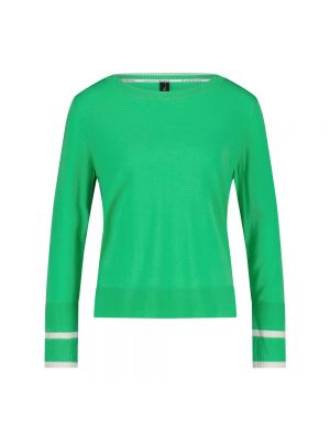 Dzianinowy sweter z kaszmiru Marc Cain zielony