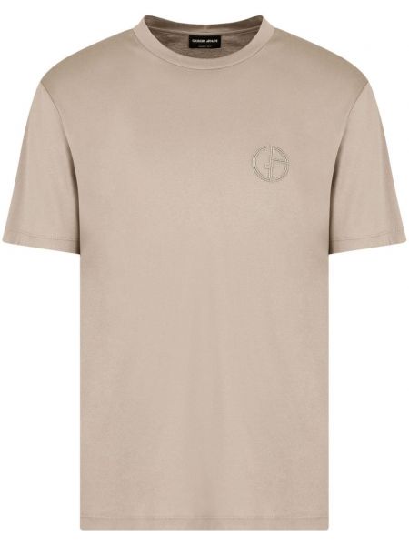 Broderet t-shirt Giorgio Armani