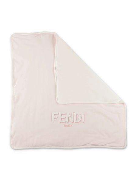 Bufanda de algodón Fendi rosa