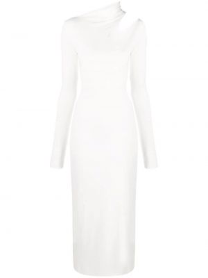 Κοκτέιλ φόρεμα Manuri λευκό