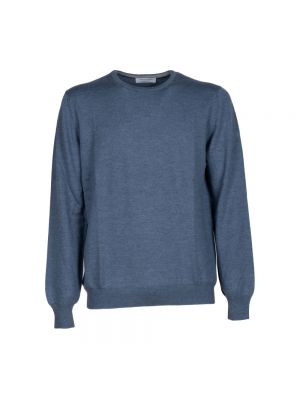Sweter w kolorze melanż Gran Sasso niebieski