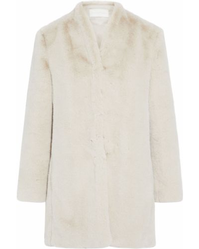 Пальто с мехом из искусственного меха с принтом Michelle Mason