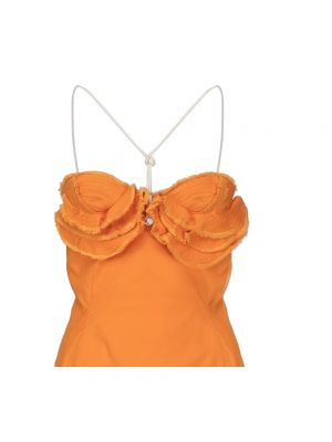 Sukienka mini Jacquemus pomarańczowa