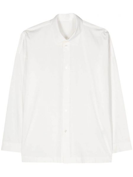 Βαμβακερό πουκάμισο Homme Plissé Issey Miyake λευκό