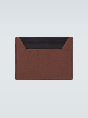 Usnjena denarnica Loewe rjava