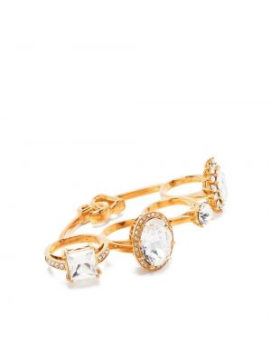 Anello con cristalli Dolce & Gabbana oro